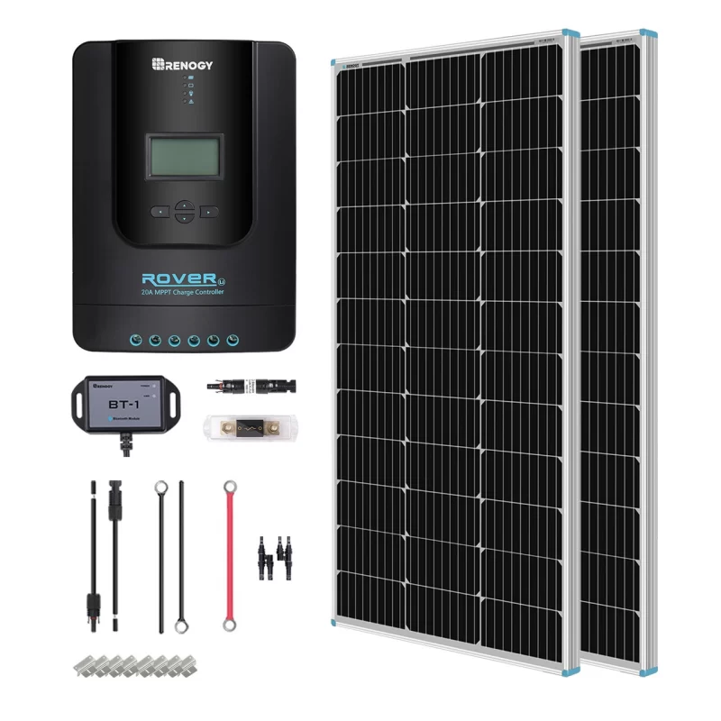 New 200 Watt 12 Volt Solar Premium Kit - Image 8