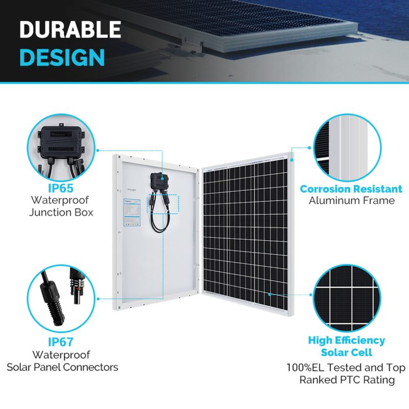 50 Watt 12V Monocrystalline Starter Kit - Image 8