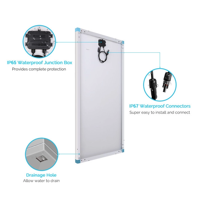 175 Watt Monocrystalline Solar Panel - Image 2