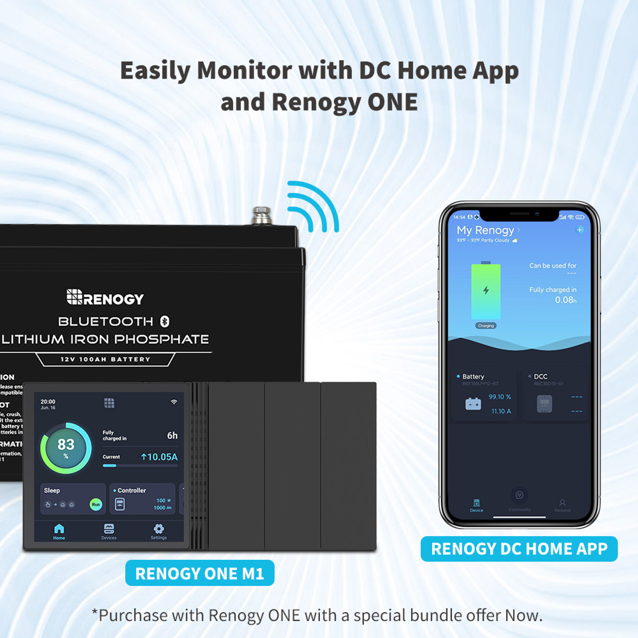 12V 200Ah Lithium Iron Phosphate Battery w/ Bluetooth - Image 9