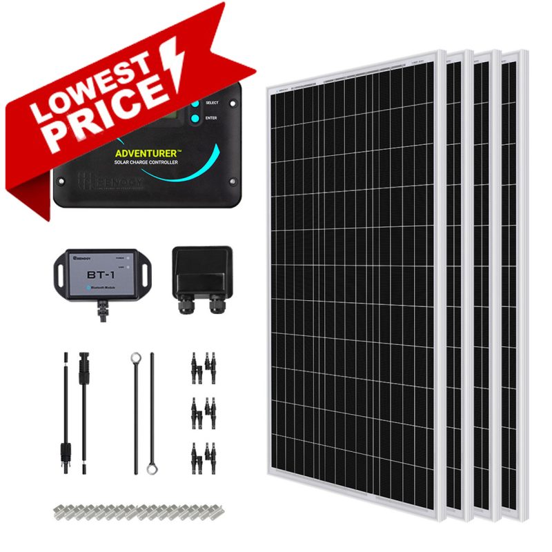 400 Watt 12 Volt Solar RV Kit