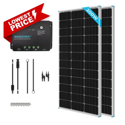 200 Watt 12 Volt Solar Starter Kit