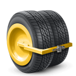 Double Wheel Clamp for Trucks and Trailers